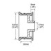 Pulley, 8-V 64MM