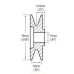 Pulley, 1-V 78MM