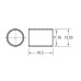 Bushing, D.E. (4x) Undersize